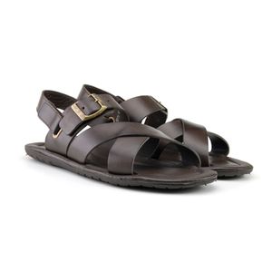 Sandalia casual Masculino JCL 1776 COURO ABS