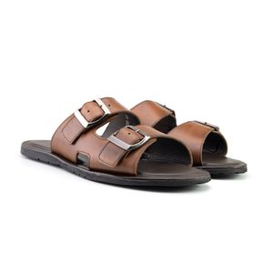 Chinelo casual Masculino JCL 2206 COURO ABS