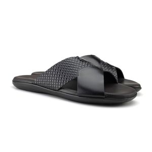 Chinelo Masculino Tiras cruzadas em latego ELI 3258 LAT/TRESSE