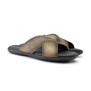 Chinelo Masculino Tiras cruzadas ELI 3258 NOBUCK