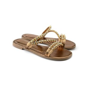Rasteira Feminina Di Pollini Donna ZB 4155-T.9728 METAL